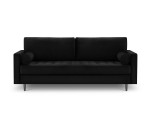 Trivietė sofa Milo Casa Santo, juoda