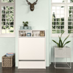 Transformuojama spintelė - stalas Kalune Design 793, balta