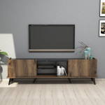 TV staliukas Kalune Design 389, 180 cm, rudas/juodas