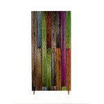 Spinta Kalune Design Wardrobe 863 (I), 90 cm, ąžuolo/įvairių spalvų
