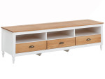 TV staliukas Rini 5545723, baltas/rudas