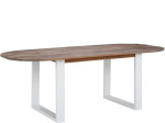 Valgomojo stalas Notio Living Laslo 180, rudas