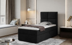 Lova NORE Rivia 11, 90x200 cm, juoda
