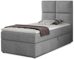Lova NORE Rivia 12, 90x200 cm, pilka