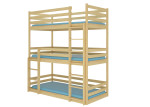 Vaikiška lova Tedro 180x80, ruda