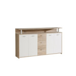 Komoda Pablo, ąžuolo spalvos/balta