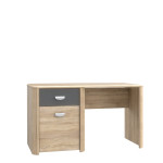 Rašomasis stalas Yoop, sonoma ąžuolas / pilkas