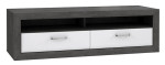 TV staliukas Forte Lennox, rudas/baltas