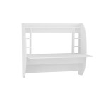 Rašomasis stalas Kalune Design Buglem, baltas