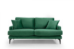 Dvivietė sofa Kalune Design Papira, žalia