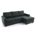 Universalus minkštas kampas Cannes, juodas