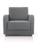 Išskleidžiamas fotelis Aada 1S, šviesiai pilkas