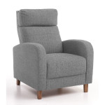 Fotelis Paris, pilkas