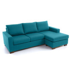 Minkštas kampas Cannes su minkštasuoliu, mėlynas