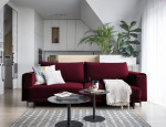 Sofa NORE Dalia Velvetmat, violetinė