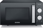 Severin MW 7762 Mikrobangų krosnelė juoda, nerūdijantis plienas 800 W grilio funkcija