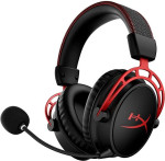 Belaidės žaidimų ausinės HyperX Cloud Alpha Wireless, juodos/raudonos