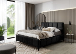 Lova NORE Mist, 160x200 cm, juoda