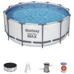 Karkasinis baseinas Bestway Steel Pro Max 366x122 cm, su filtru