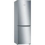 BOSCH KGN36NLEA - Apatinis šaldiklio šaldytuvas - 302L (215L + 87L) - NoFrost multiairflow šaltas - L 60 x A186cm - Nerūdijančio plieno durys