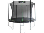 Batutas su apsauginiu tinklu LeanSport Pro, 244 cm