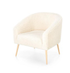 Fotelis Halmar Grifon 2, baltas