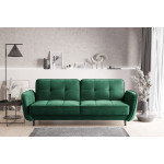 Sofa NORE Bellis, tamsiai žalia