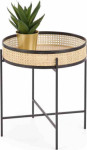 Kavos staliukas Halmar, rudas/juodas