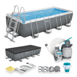 Karkasinis baseinas Bestway Power Steel , 549cm x 274cm x 122cm, su filtru