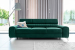 Sofa NORE Laurence, tamsiai žalia