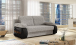 Sofa Nore Laura, tamsiai pilka/juoda