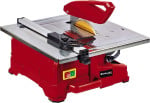 „Einhell“ plytelių pjaustymo mašina TC-TC 800 (800 W, 2 950 min-1, pakreipiamas nerūdijančio plieno stalas su kampo skale, reguliuojama kampo stotelė, lygiagrečiai sustojimas su skale, įskaitant deimantų separatorių 180), raudoną/juodą