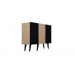 Komoda Kocot Kids Toronto, ruda/juoda