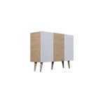 Komoda Kocot Kids Toronto, balta/ruda