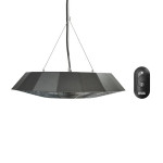 Elektrinis infraraudonųjų spindulių lauko šildytuvas TunaBone TB2068C-01, 2000W