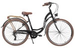 Dviratis AZIMUT Vintage TX-7 28" 2025 black-cream matt