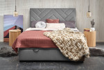 Lova Halmar Continental 1 160x200 cm, pilka