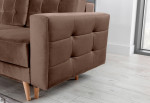 Sofa Asgard, 235x95x86 cm, ruda