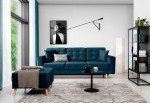 Sofa Asgard, 235x95x86 cm, mėlyna