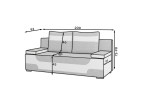 Sofa Area, smėlio/ruda