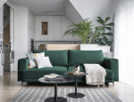 Sofa NORE Dalia Velvetmat 38, žalia