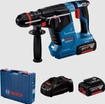 Akumuliatorinis perforatorius Bosch, SDS Plus, 18 V su akumuliatoriumi ir įkrovikliu