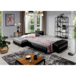 Kairinė kampinė sofa Eltap Ottavio, pilka