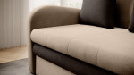 Sofa Ario, smėlio/juodos spalvos