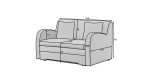 Sofa Ario, žalios spalvos