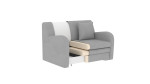 Sofa Ario, šviesiai pilkos spalvos