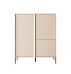 Komoda Dast 2D2S, smėlio spalvos