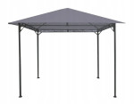 Paviljonas Garden Line ALTANA SODO PAVILJONAS PILKAS 3X3M metalinis klasikinis pilkas