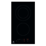 Electrolux LHR3233CK1 stiklinė viryklė - Juoda - 2 Hi-light degikliai - 18 cm - 700/1700 W