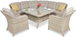 Lauko baldų komplektas SAVONA, Beige
